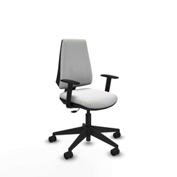 Piqueras y Crespo B1D066N - Bureaustoel - Verstelbare hoogte met armleuning - Wit