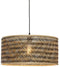 GOOD&MOJO Hanglamp Java - Bamboe/Zwart - Ø50cm - Modern - Hanglampen Eetkamer, Slaapkamer, Woonkamer