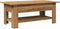 vidaXL - Salontafel - 102x55x42 - cm - bewerkt - hout - artisanaal - eikenkleur