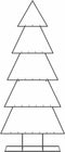 vidaXL - Kerstdecoratie - kerstboom - 150 - cm - metaal - zwart