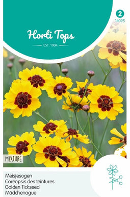 Meisjesogen half-hoog gemengd (Coreopsis tinctoria)