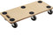 Meister 0821420 Transportroller 68x29x110cm 300KG Multiplex Bruin/Zwart