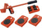 Meister Werkzeuge 419900 Trolley voor algemene doeleinden Staal Laadvermogen (max.): 150 kg Aantal rollers 0