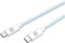 Celly USBCUSBCCOTTLB - USB type-C Kabel - 150 cm - Blauw Wit
