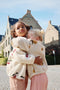 Konges Sløjd Jody Teddy Jacket/Jas met fleece - Mon Grand Citron - Maat 4 jaar