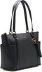 Michael Kors Sullivan - Grote Shopper Dames - Leer - Zwart - Goudkleurige details (1 stuk)