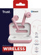 Trust Primo Touch - Draadloze Bluetooth Oortelefoon - 4 uur speeltijd - Roze