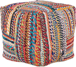 MEKHTAR - Poef - Multicolor - 40 cm - Katoen