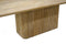 Livingfurn - Eetkamertafel Lausanne - Bruin - Teakhout - 230cm