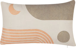 MELAMPODIUM - Sierkussen set van 2 - Beige - 30 x 50 cm - Polyester