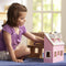 Melissa & Doug Draagbaar uitklapbaar mini-poppenhuis (draagbaar houten poppenhuis, werkende deuren, stevige handgrepen, 26,416 cm H × 30,226 cm B × 42,418 cm L)
