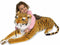 Melissa & Doug Gigantische tijger - Levensecht knuffeldier | 0,5 meter hoog | Pluche Dierenspeelgoed| Geweldig Cadeau voor meisjes en jongens | Van 3 jaar
