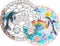 Melissa & Doug - Glas in lood - Dolphins - Knutselset