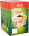 Melitta filter 1x6 - 1 doos met 40 stuks in verpakking