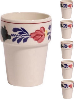 Melkbeker Sonja - set van 6 stuks Boerenbont
