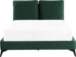 MELLE - Tweepersoonsbed - Groen - 140 x 200 cm - Fluweel