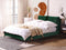 MELLE - Tweepersoonsbed - Groen - 140 x 200 cm - Fluweel