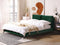 MELLE - Tweepersoonsbed - Groen - 160 x 200 cm - Fluweel