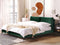 MELLE - Tweepersoonsbed - Groen - 180 x 200 cm - Fluweel