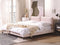 MELLE - Tweepersoonsbed - Roze - 180 x 200 cm - Fluweel