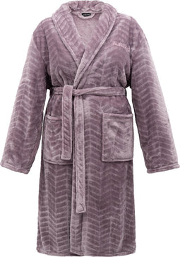 Melli Mello A Kind of Magic - Badjas - Ochtendjas - Maat S/M - Vergrijsd Lila - Zacht - Velvet