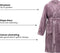 Melli Mello A Kind of Magic - Badjas - Ochtendjas - Maat S/M - Vergrijsd Lila - Zacht - Velvet