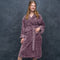 Melli Mello A Kind of Magic - Badjas - Ochtendjas - Maat S/M - Vergrijsd Lila - Zacht - Velvet