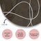 Melli Mello - Abstract Flow - Wall Circle - Ø70 cm - Muurcirkel - Dibond - Voor Binnen & Buiten Woonaccessoire - Kunst - Schilderij