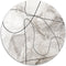 Melli Mello - Abstract Wave - Wall Circle - Ø 50 - Muurcirkel - Wanddecoratie - Dibond - Voor Binnen & Buiten - Woonaccessoire - Kunst - Schilderij