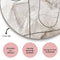 Melli Mello - Abstract Wave - Wall Circle - Ø 70 - Muurcirkel - Wanddecoratie - Dibond - Voor Binnen & Buiten - Woonaccessoire - Kunst - Schilderij