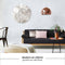 Melli Mello - Abstract Wave - Wall Circle - Ø 70 - Muurcirkel - Wanddecoratie - Dibond - Voor Binnen & Buiten - Woonaccessoire - Kunst - Schilderij
