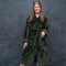 Melli Mello Be my Baby - Badjas - Ochtendjas - Unisex - Maat L/XL - Groen - Zacht - Velvet