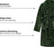 Melli Mello Be my Baby - Badjas - Ochtendjas - Unisex - Maat S/M - Groen - Zacht - Velvet