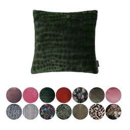 Melli Mello Be my baby - Sierkussen - 45x45 cm - Donkergroen - Velvet - inclusief binnen kussen - met print