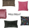Melli Mello Be my baby - Sierkussen - 45x45 cm - Donkergroen - Velvet - inclusief binnen kussen - met print