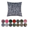 Melli Mello Black or White - Sierkussen - 45x45cm - Zwart & Wit - Velvet - inclusief binnen kussen - met print