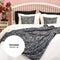 Melli Mello Black or White - Sierkussen - 45x45cm - Zwart & Wit - Velvet - inclusief binnen kussen - met print