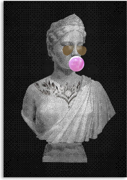 Melli Mello - Bubblegum Baby - Wall Art - 80x120cm – Dibond