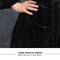 Melli Mello By the Way - Badjas - Ochtendjas - Unisex - Maat S/M - Zwart - Zacht - Velvet