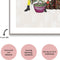 Melli Mello - Cat Lady - Wall art - 70x100cm - Dibond - Woonaccessoire - Wanddecoratie - Kunst - Art - Interieur - Schilderij - Poster