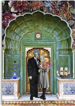 Melli Mello Clashing cultures - wall art - 70x100cm - Dibond - Woonaccessoire - Wanddecoratie - Kunst - Art - Interieur - Schilderij - Poster