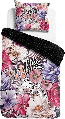 Melli Mello - Daydreamer - Dekbedovertrek - Eenpersoons - 140x200/220cm + 1 kussensloop 60x70cm - Luxe - 100% katoen satijn