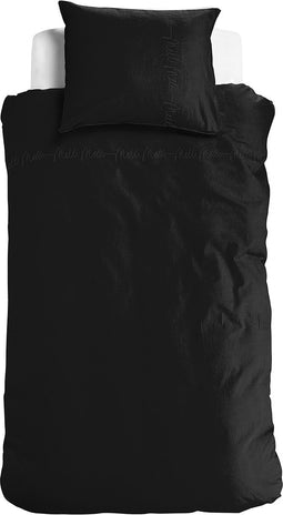 Melli Mello - Dekbedovertrek - Back to black 155 x 220 + 80 x 80 kussensloop