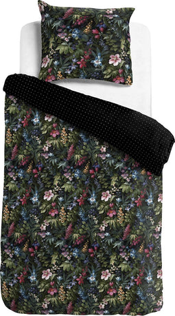 Melli Mello - Dekbedovertrek - Bloom on Baby - Eenpersoons - 140x200/220cm + 1 kussensloop 60x70cm - Luxe - 100% katoen satijn