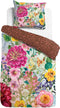 Melli Mello - Dekbedovertrek - Floral Attraction - Eenpersoons - 140x200/220cm + 1 kussensloop 60x70cm - Luxe - 100% katoen satijn
