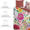 Melli Mello - Dekbedovertrek - Floral Attraction - Eenpersoons - 140x200/220cm + 1 kussensloop 60x70cm - Luxe - 100% katoen satijn