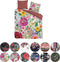 Melli Mello - Dekbedovertrek - Floral Attraction - Eenpersoons - 140x200/220cm + 1 kussensloop 60x70cm - Luxe - 100% katoen satijn
