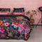 Melli Mello - Dekbedovertrek - Rock & Rose - Eenpersoons - 140x200/220cm + 1 kussensloop 60x70cm - Gebloemd - Bloemen - Luxe - 100% katoen satijn