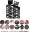 Melli Mello - Dekbedovertrek - Steal the Night - Eenpersoons - 140x200/220cm + 1 kussensloop 60x70cm - Luxe - 100% katoen satijn