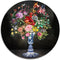 Melli Mello - Flowers from Delft - Wall Circle - Ø 50 - Muurcirkel - Wanddecoratie - Dibond - Voor Binnen & Buiten - Woonaccessoire - Kunst - Schilderij